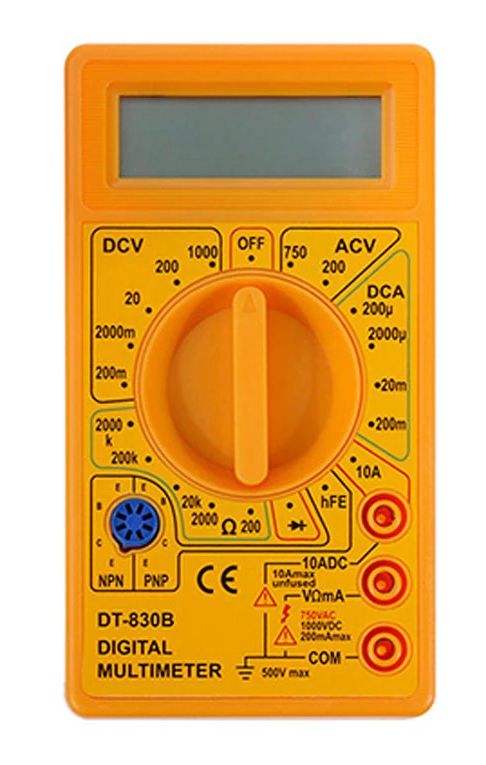 Multimeter digitaal LCD DT-830B 02